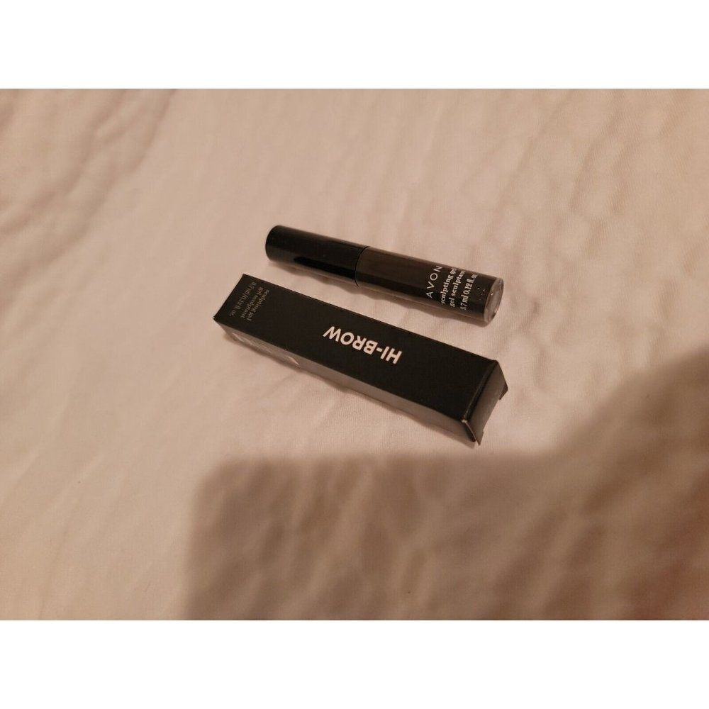 Avon Hi-Brow Sculpting Gel Brown Black with Tapered Micro Brush